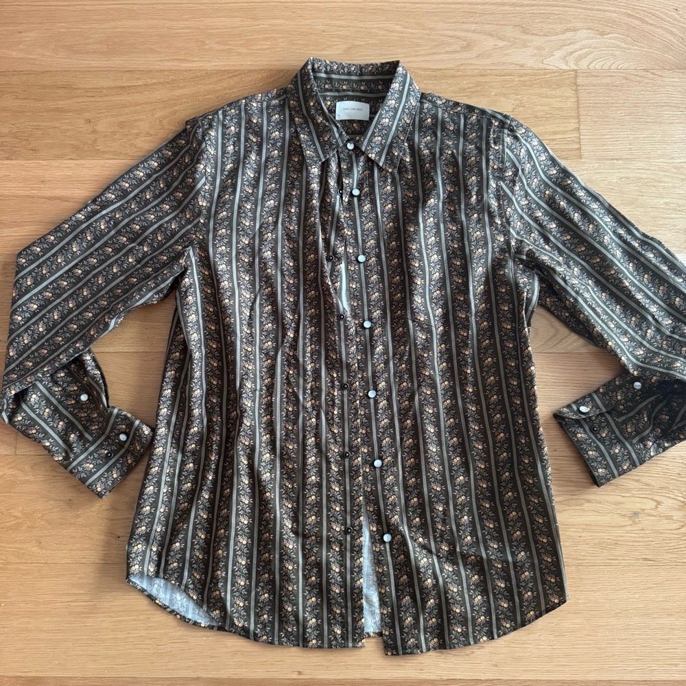 NWOT Aime Leon Dore Men's Pearl Button Shirt